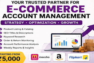 ecommerce management ecommerce account