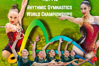 create custom sports posters for athletes, teams and events