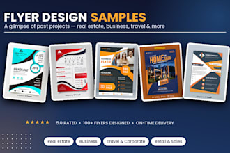 do modern flyer designing for your business