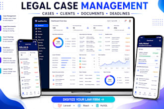 build law firm management system with client portal