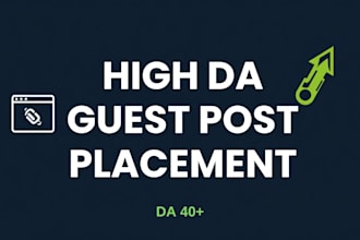 publish general guest post on da 40 plus sites