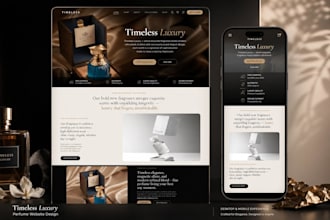 design perfume website cologne shopify store oud fragrance cologne website
