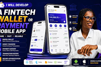 develop a fintech wallet or payment mobile app