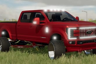 create fs22 custom truck mod, farming simulator, fs25, american truck simulator