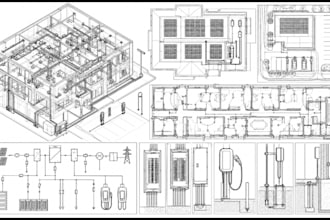 provide electrical bim modeling ev charger design illinois solar pv layout