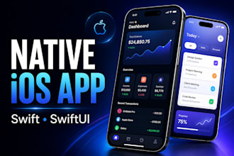 build a native ios app using swiftui and firebase