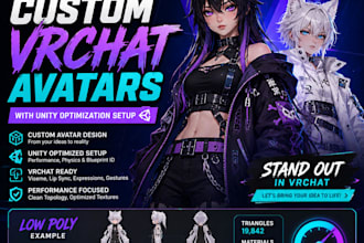 create custom vrchat avatars with unity optimization setup