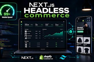 develop a blazing fast nextjs shopify storefront
