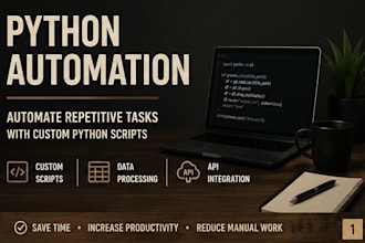 automate repetitive tasks with a custom python script