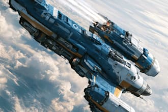 make sci fi spaceship models