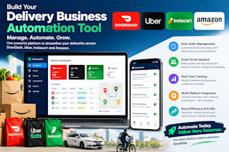 build doordash, uber, instacart ,spark driver bot, grabber bot and amazon flex
