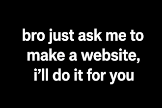 create a premium website bro, just hit me up