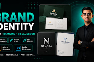 create a professional brand identity and branding design