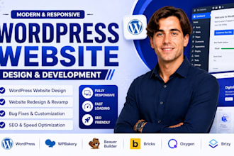 develop customize convert fix wordpress gutenberg kadence generateblocks website