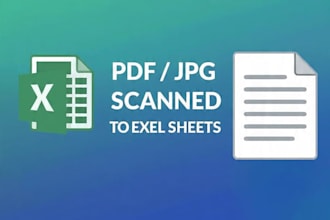 convert PDF to excel