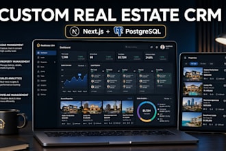develop a custom real estate crm in nextjs