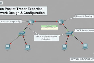 do cisco packet tracer, gns3 networking assignments and configurations
