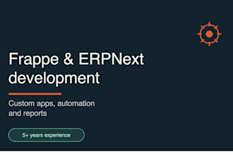 develop, customize and integrate your frappe erpnext system