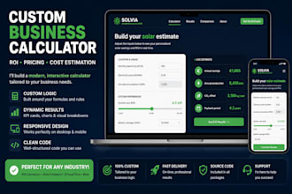 build a custom business calculator for your website