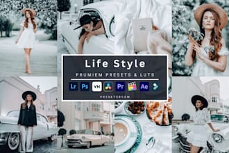 edit lifestyle photos in lightroom and design instagram feed presentations