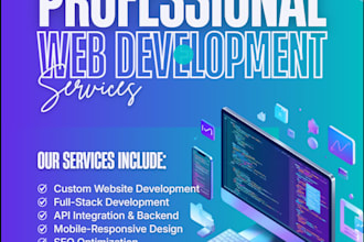 be your full stack web developer in python and javascript