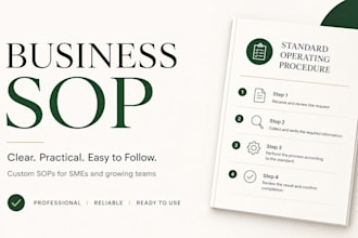 create a clear and practical sop for your business