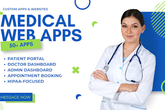 develop custom medical and healthcare web app