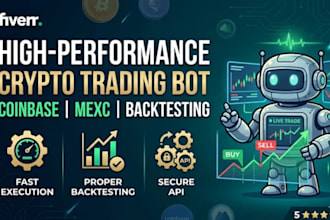 do coinbase trading bot, crypto trading bot with proper backtesting, mexc bot