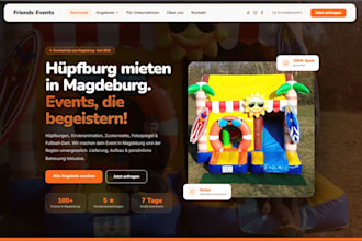 create an individual, modern website