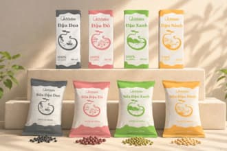 design product branding and product label