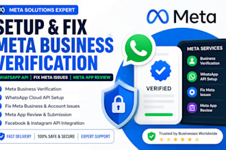 do meta business verification fix meta issues whatsapp api meta business setup
