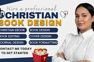design christian books, devotional, workbook, ebook, and paperback