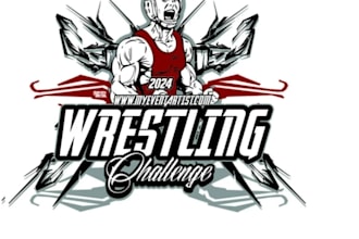 make an modern custom wrestling logo for your company