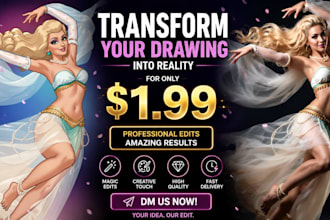 professional image editing and creative transformations