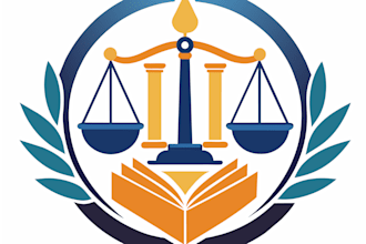 create a unique legal logo for attorneys and lawyers