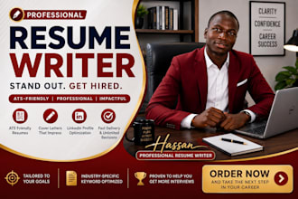 write a professional ats resume and cover letter