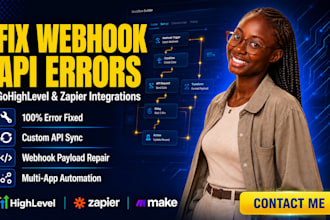 fix gohighlevel webhook api error api integration zapier make automation