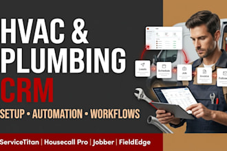build servicetitan housecall pro jobber fieldedge CRM for hvac plumbing business