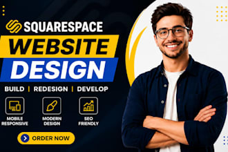 build squarespace website, design and redesign squarespace development
