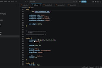 create a responsive HTML CSS website
