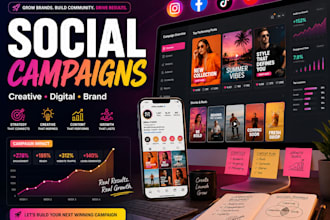 create premium social media designs and brand campaigns