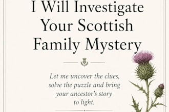 investigate your scottish ancestry and genealogy mystery