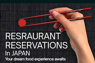 make restaurant reservations in japan for you