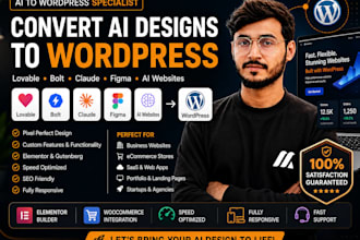 convert your lovable or bolt ai website to wordpress