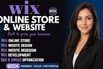 build wix online store wix ecommerce website wix website redesign wix developmen