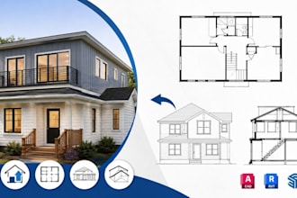 design second story addition plans, residential cad drawings