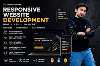 build a responsive front end website