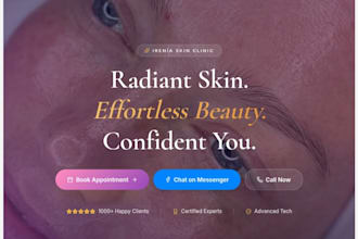 design a premium salon website for your beauty business