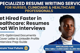 write an ats optimised  medical, healthcare, nursing  resume cv