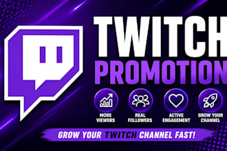 do twitch real viewers, twitch promotion live active audience